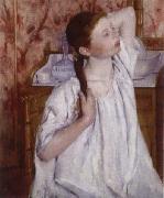 Mary Cassatt The girl do up her hair china oil painting reproduction